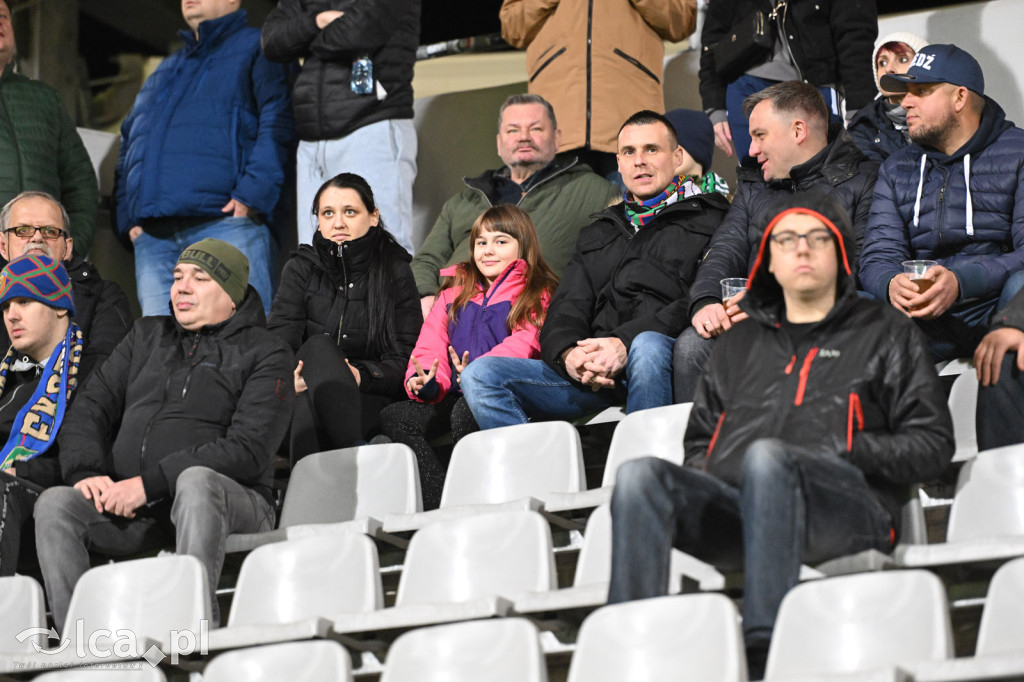 Kibice na meczu Miedź Legnica - Wisła Płock
