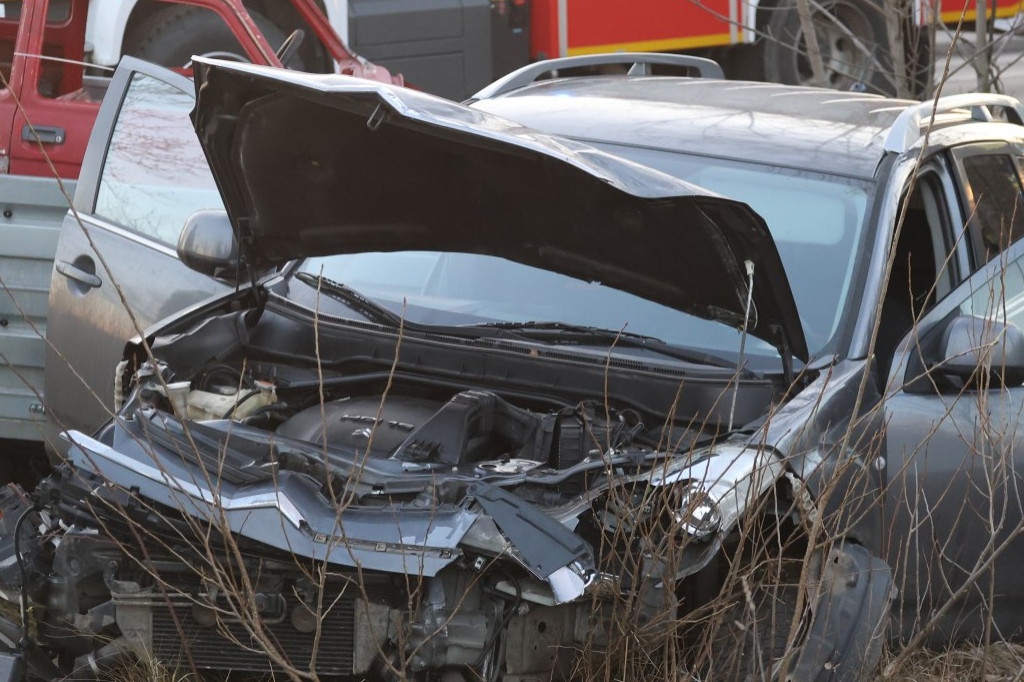 Wypadek na skrzyżowaniu przy Centrum Majewscy