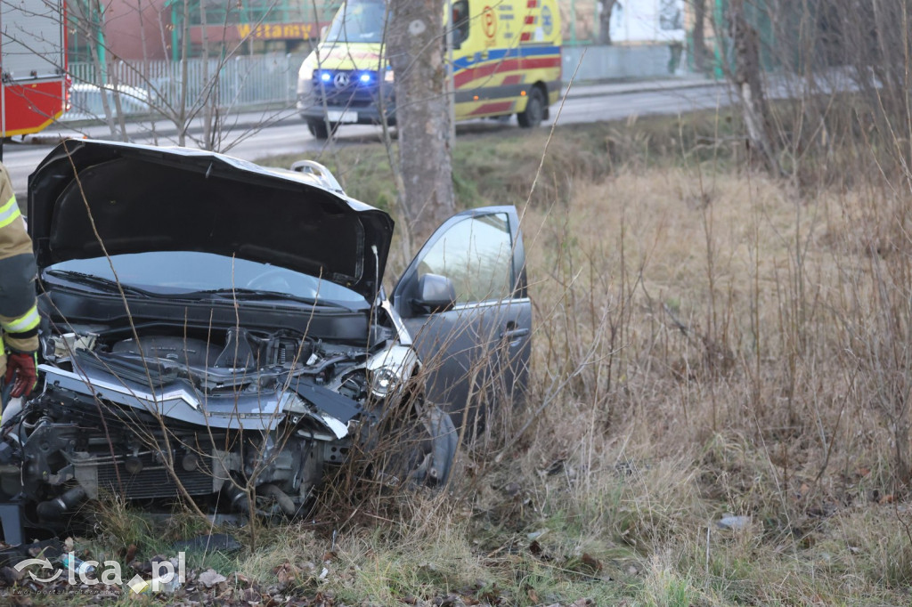 Wypadek na skrzyżowaniu przy Centrum Majewscy