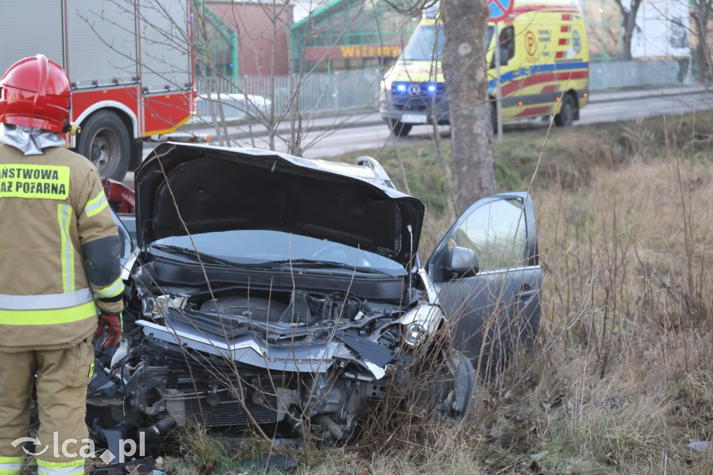 Wypadek na skrzyżowaniu przy Centrum Majewscy