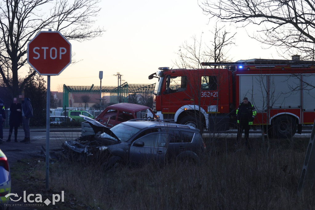 Wypadek na skrzyżowaniu przy Centrum Majewscy