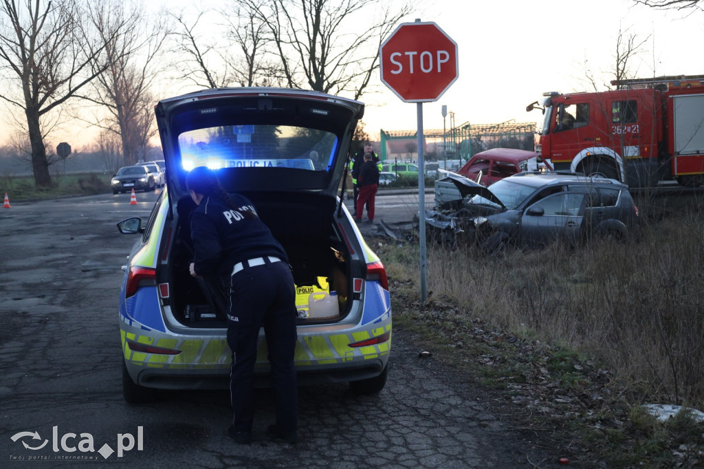 Wypadek na skrzyżowaniu przy Centrum Majewscy