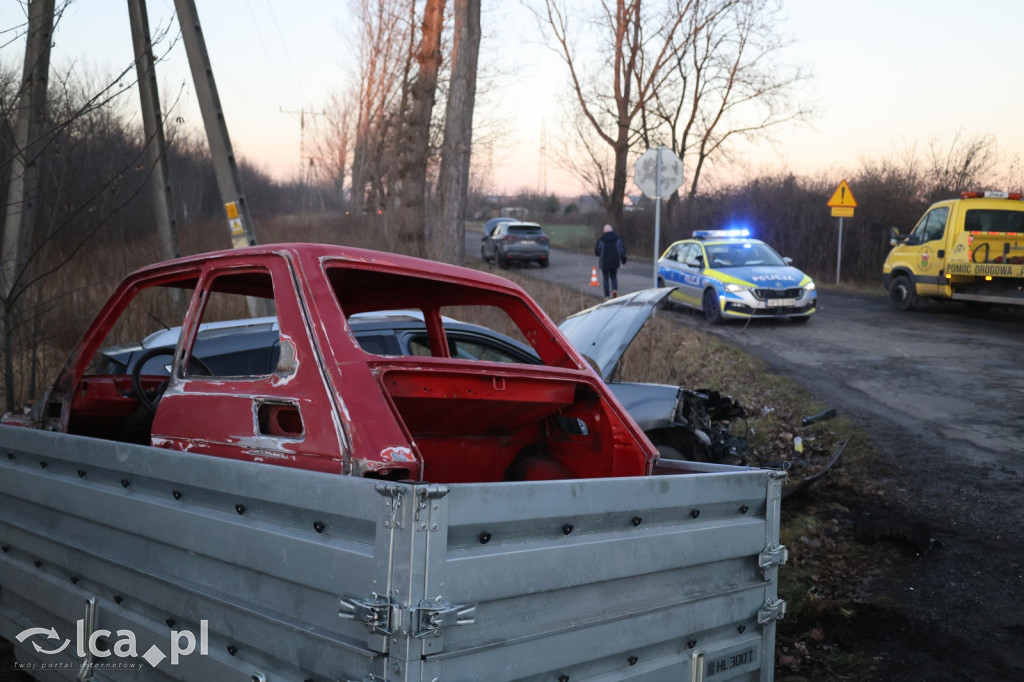 Wypadek na skrzyżowaniu przy Centrum Majewscy