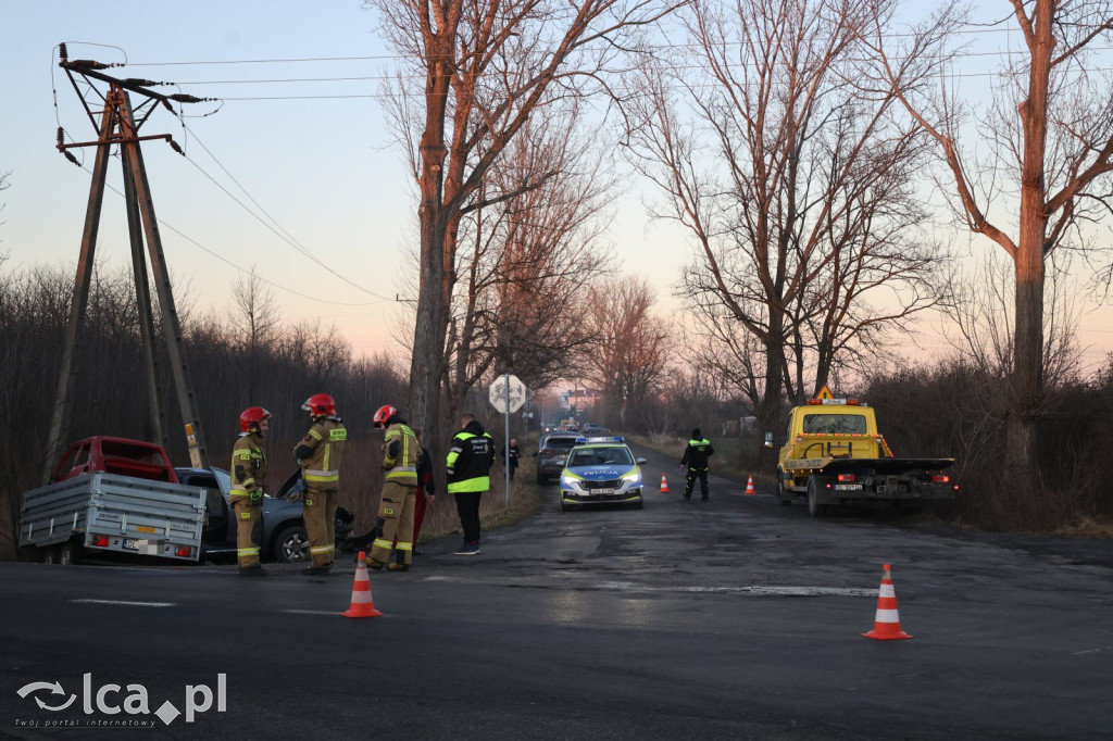 Wypadek na skrzyżowaniu przy Centrum Majewscy