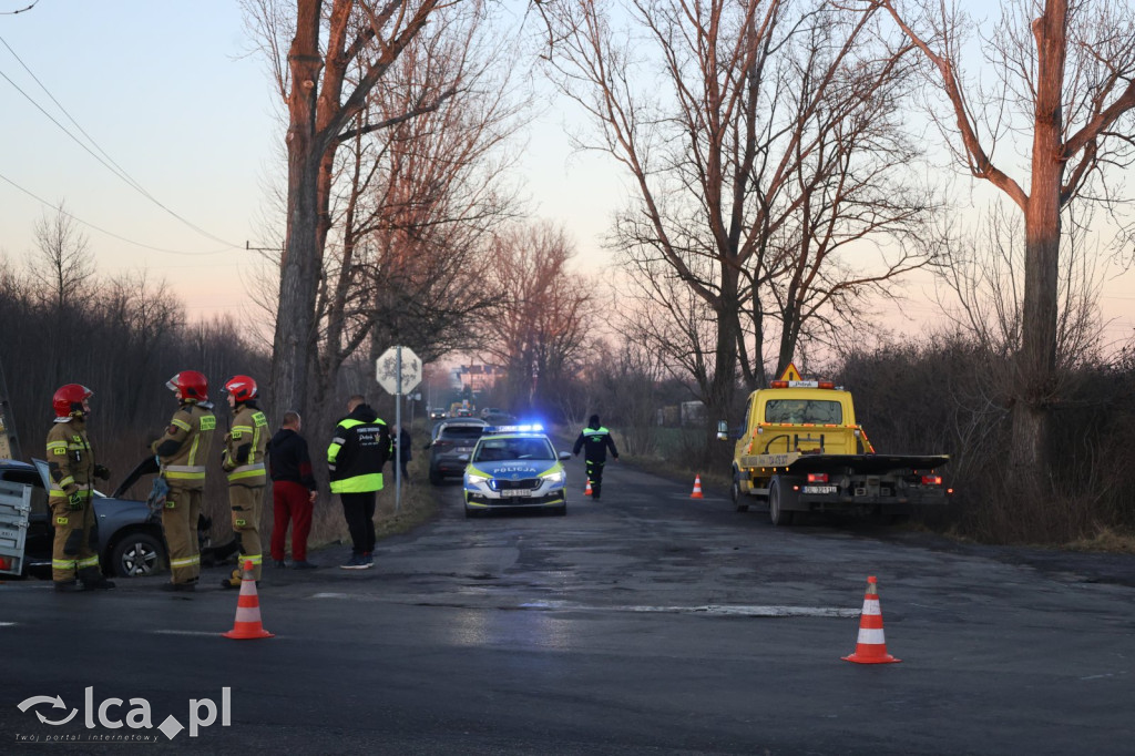 Wypadek na skrzyżowaniu przy Centrum Majewscy