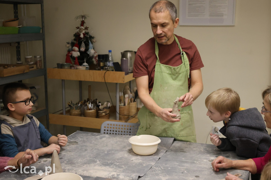 Warsztaty ceramiczne na Dzień Babci i Dziadka