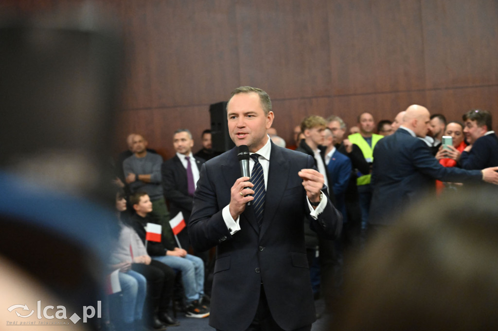 Ponad tysiąc osób na spotkaniu z Karolem Nawrockim