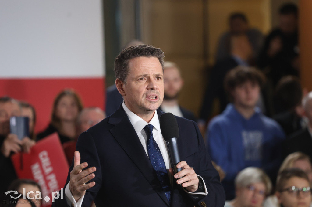 Rafał Trzaskowski w Legnicy