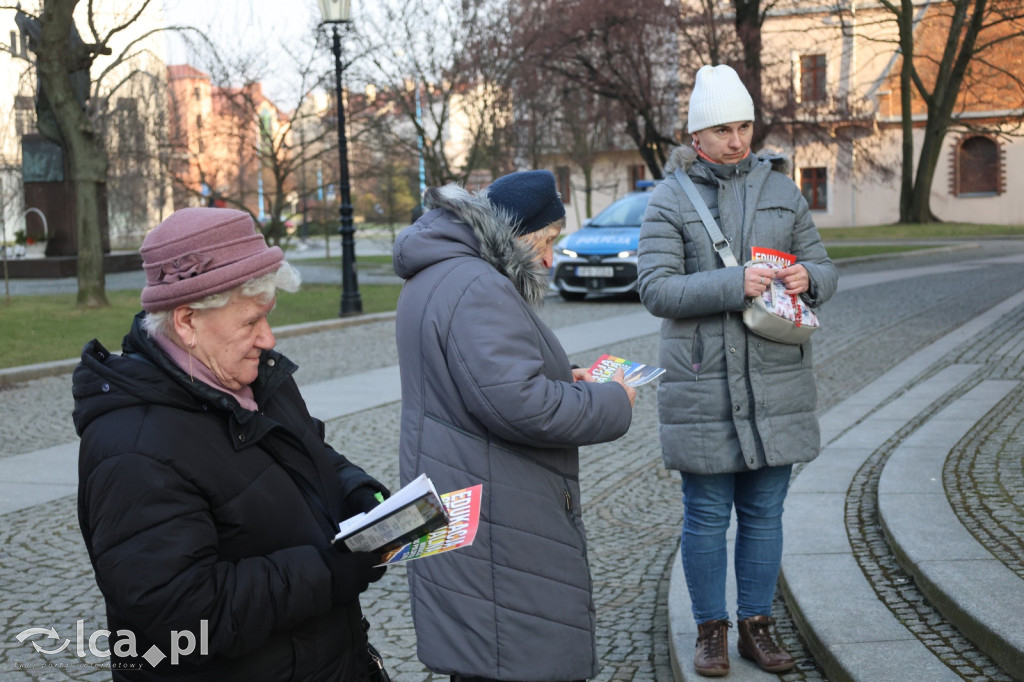 Modlitwa za życie na legnickim rynku