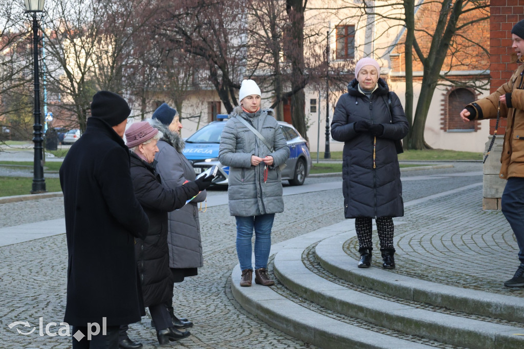 Modlitwa za życie na legnickim rynku