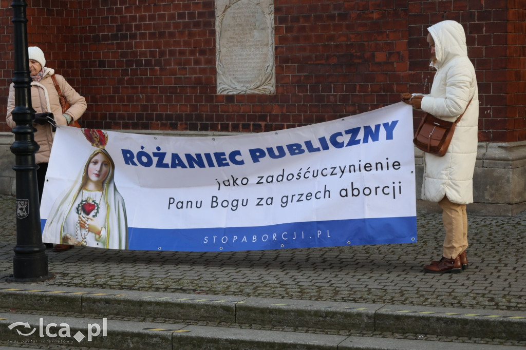 Modlitwa za życie na legnickim rynku