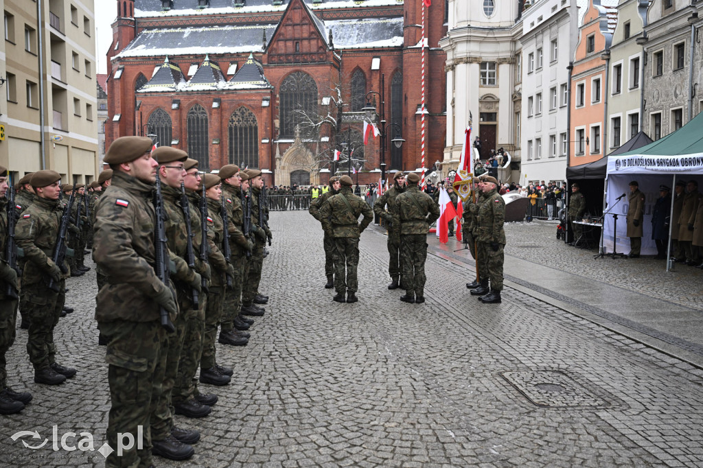 Przysięga żołnierzy 16. DBOT