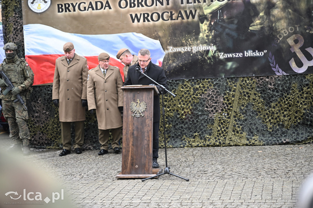 Przysięga żołnierzy 16. DBOT