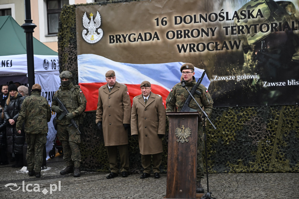 Przysięga żołnierzy 16. DBOT