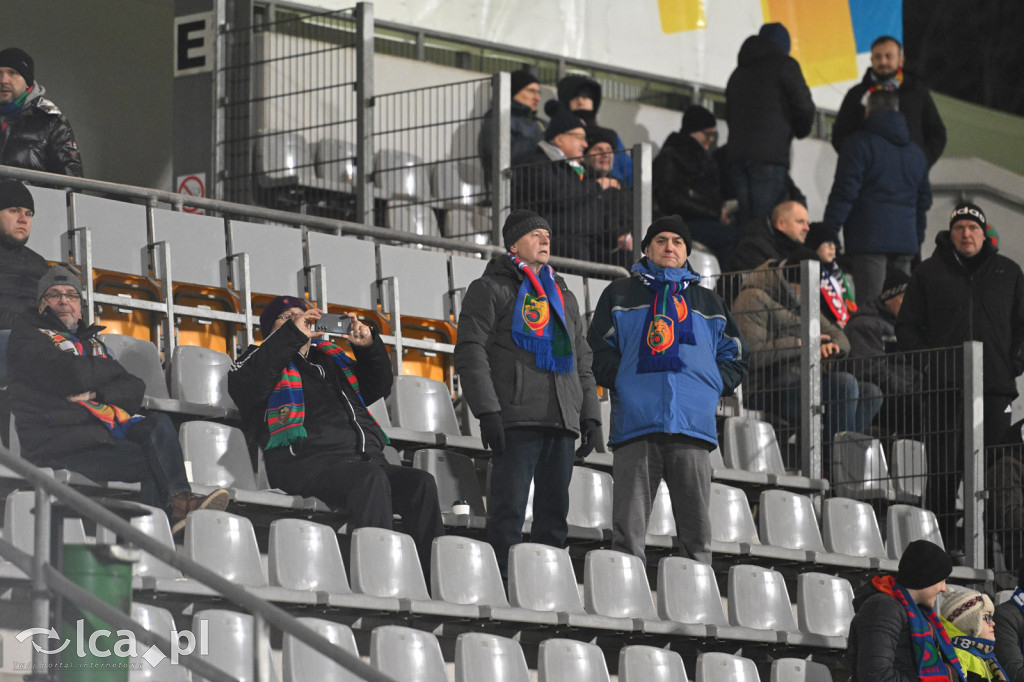 Kibice na meczu Miedź Legnica - Stal Rzeszów