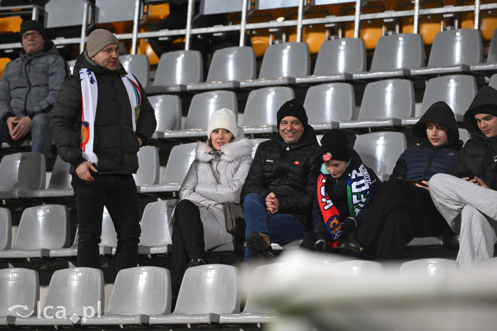 Kibice na meczu Miedź Legnica - Stal Rzeszów