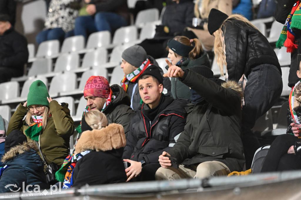 Kibice na meczu Miedź Legnica - Stal Rzeszów