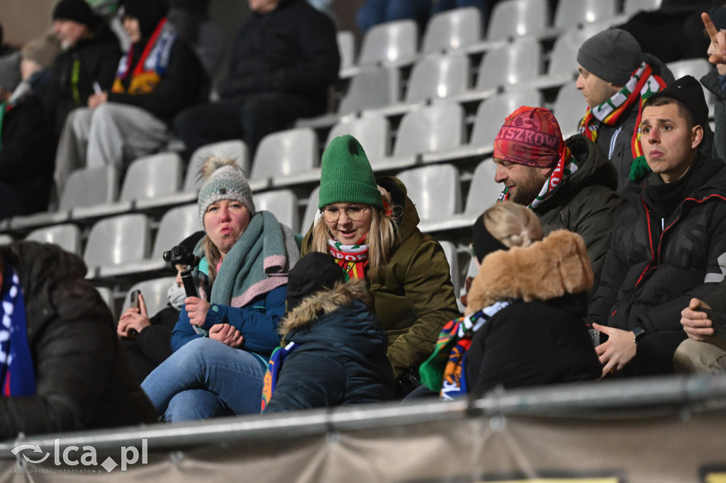 Kibice na meczu Miedź Legnica - Stal Rzeszów