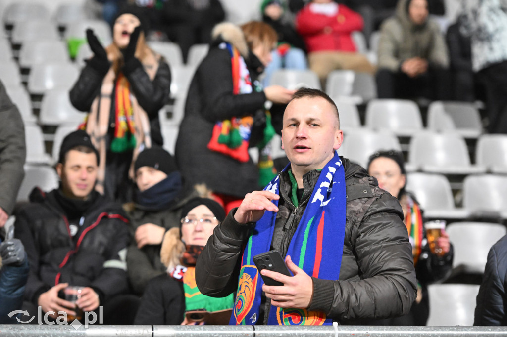 Kibice na meczu Miedź Legnica - Stal Rzeszów