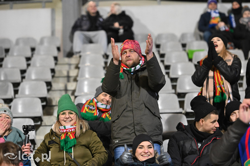 Kibice na meczu Miedź Legnica - Stal Rzeszów