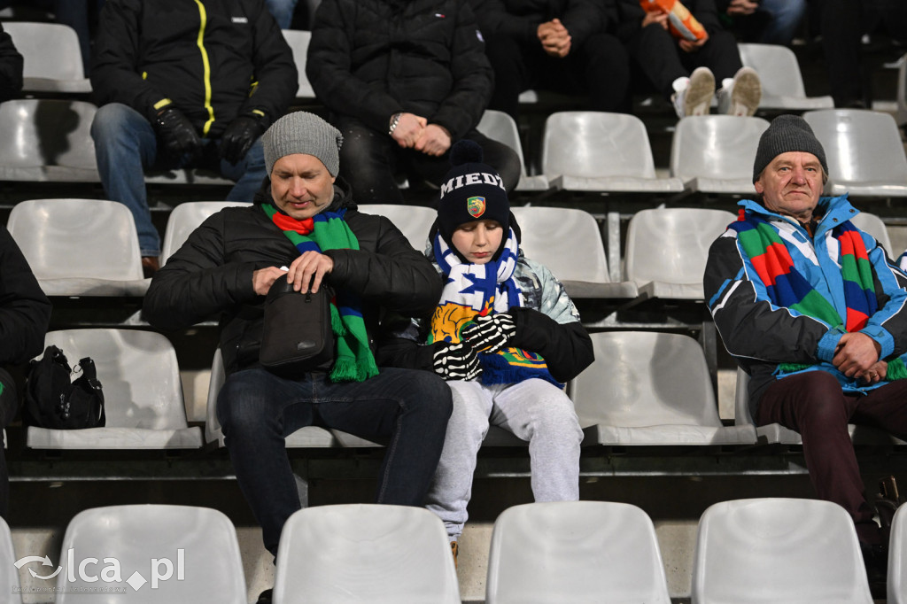 Kibice na meczu Miedź Legnica - Stal Rzeszów