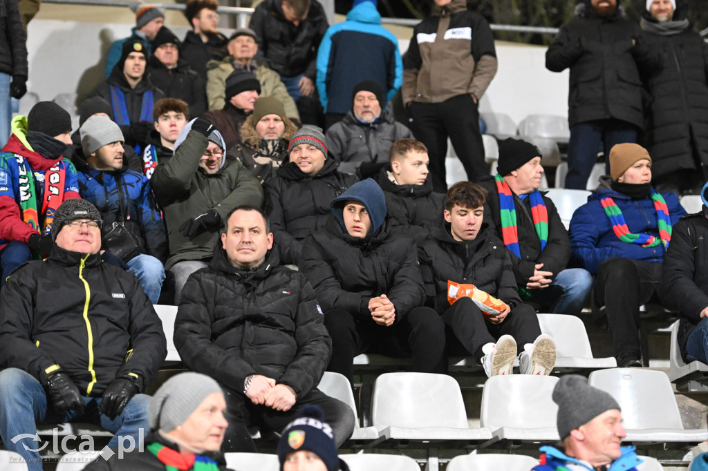 Kibice na meczu Miedź Legnica - Stal Rzeszów