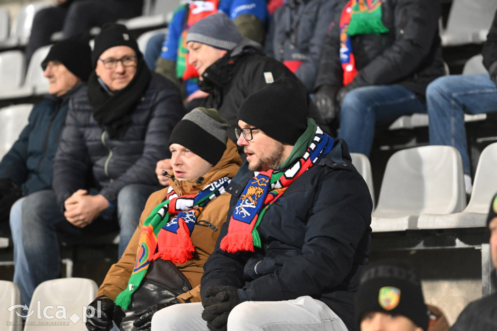 Kibice na meczu Miedź Legnica - Stal Rzeszów