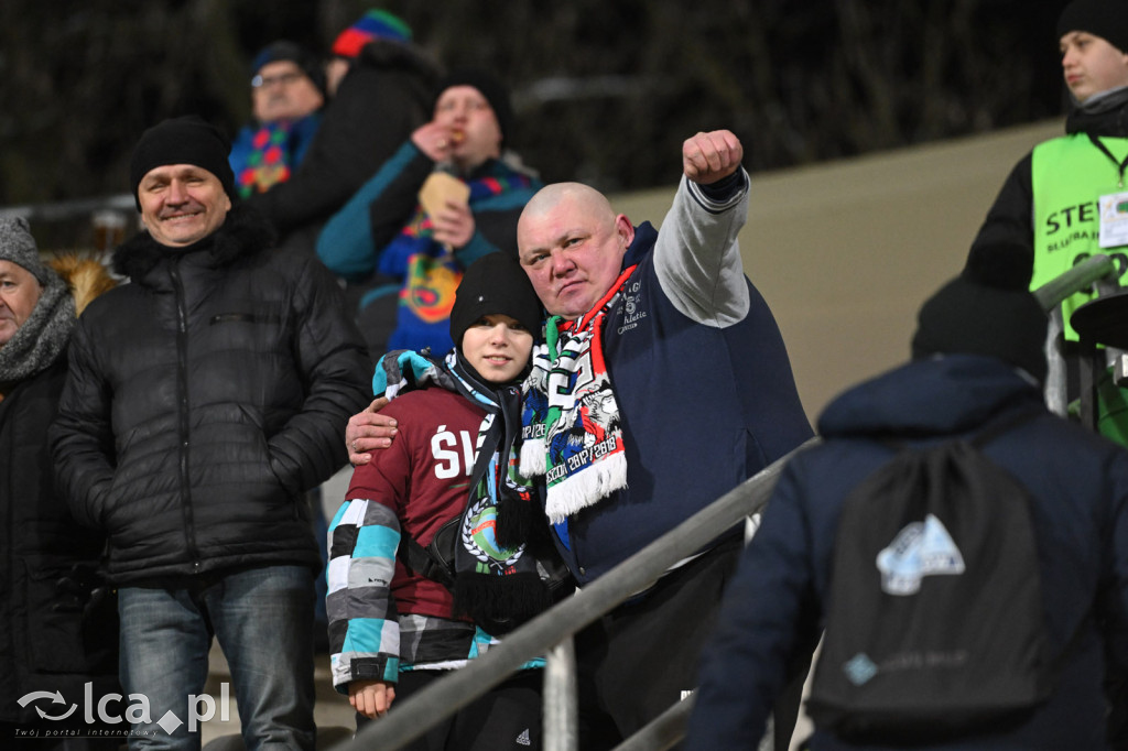 Kibice na meczu Miedź Legnica - Stal Rzeszów