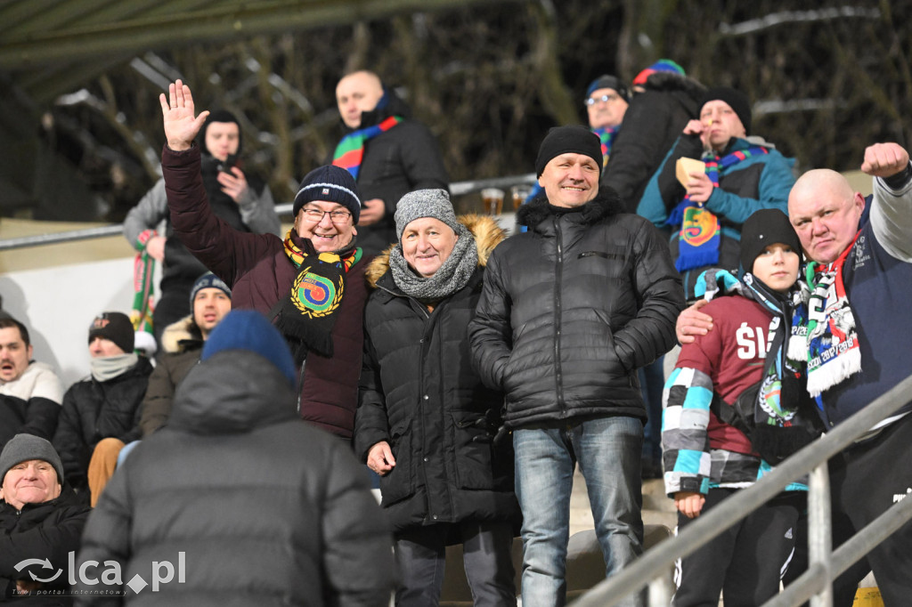 Kibice na meczu Miedź Legnica - Stal Rzeszów