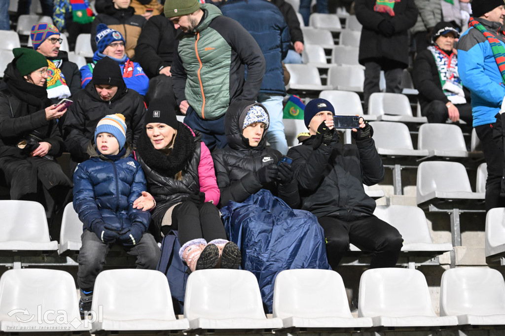 Kibice na meczu Miedź Legnica - Stal Rzeszów