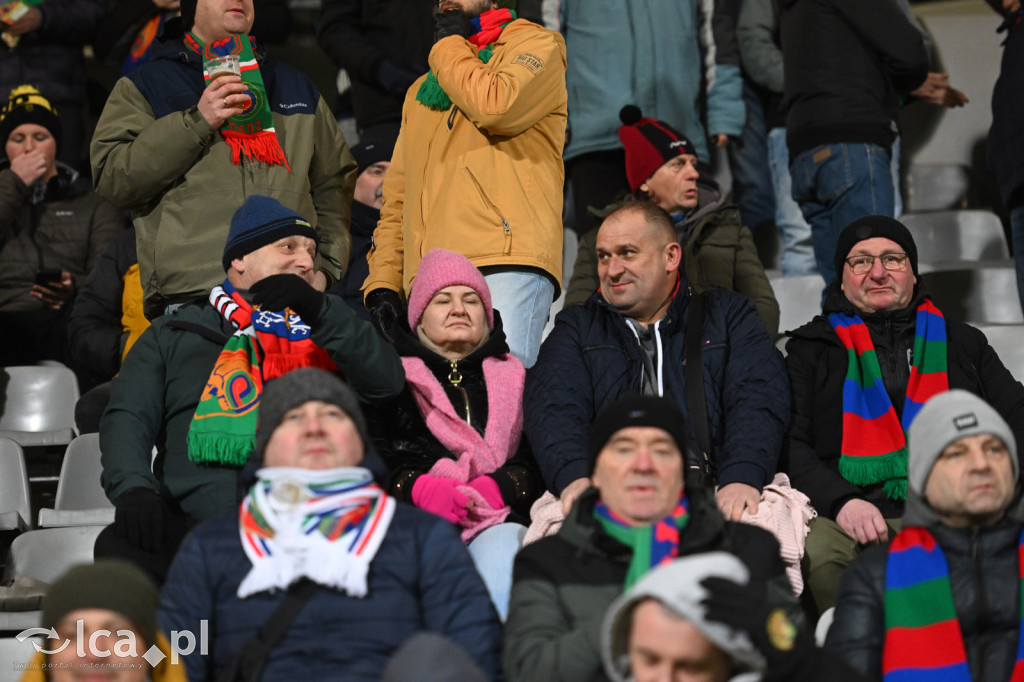 Kibice na meczu Miedź Legnica - Stal Rzeszów