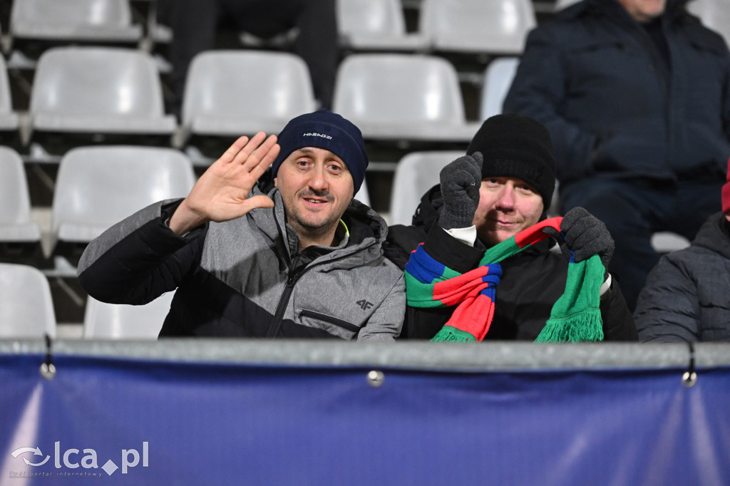 Kibice na meczu Miedź Legnica - Stal Rzeszów