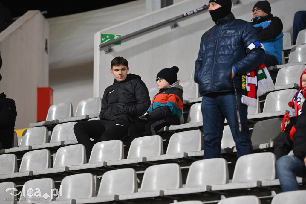 Kibice na meczu Miedź Legnica - Stal Rzeszów