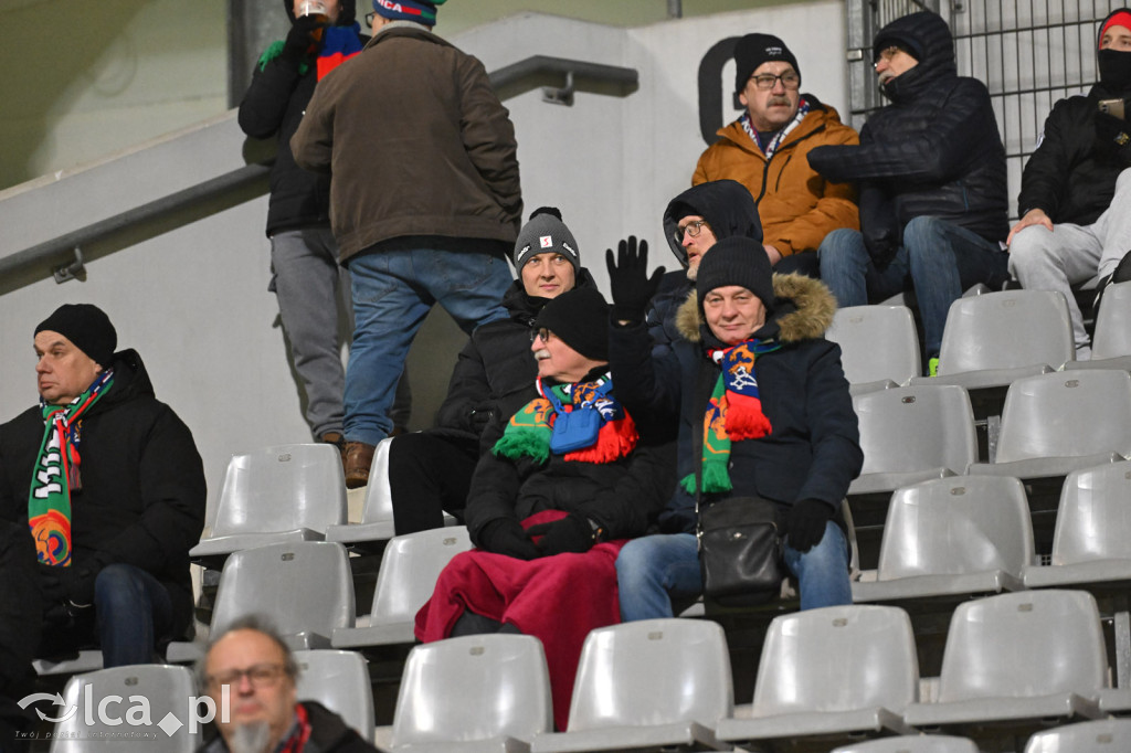 Kibice na meczu Miedź Legnica - Stal Rzeszów