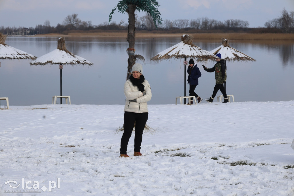 Mroźna kąpiel na walentynki w Kunicach