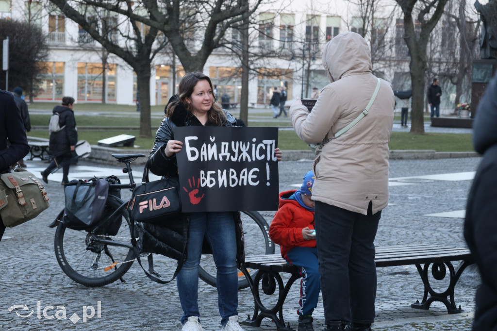 Legniczanie upamiętnili trzecią rocznicę wojny