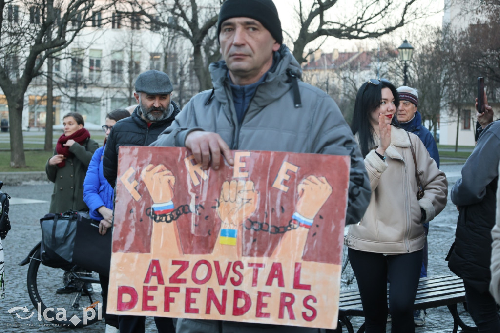 Legniczanie upamiętnili trzecią rocznicę wojny