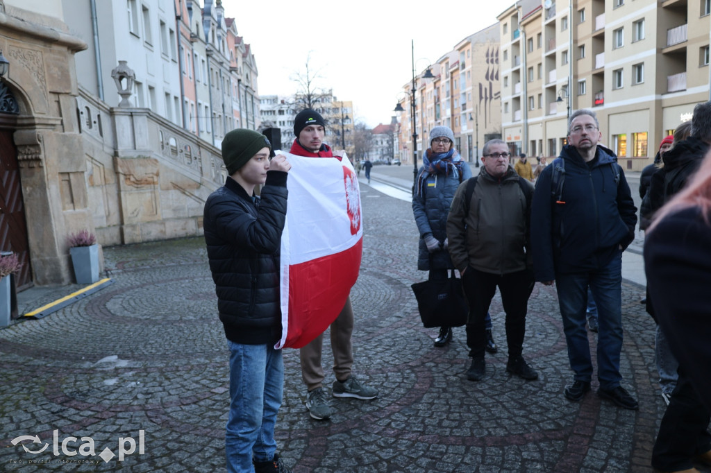 Legniczanie upamiętnili trzecią rocznicę wojny