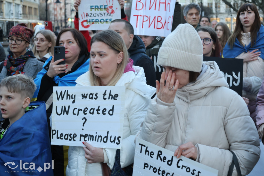 Legniczanie upamiętnili trzecią rocznicę wojny