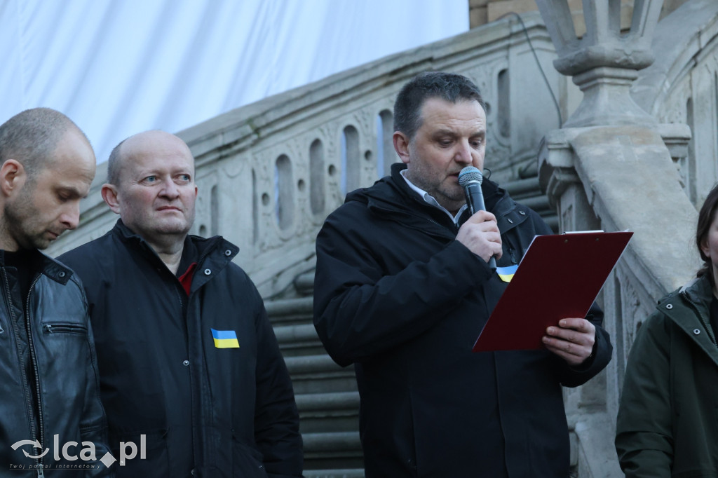 Legniczanie upamiętnili trzecią rocznicę wojny