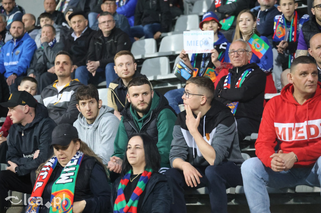 Kibice Miedzi Legnica na trybunach. Zobacz zdjęcia