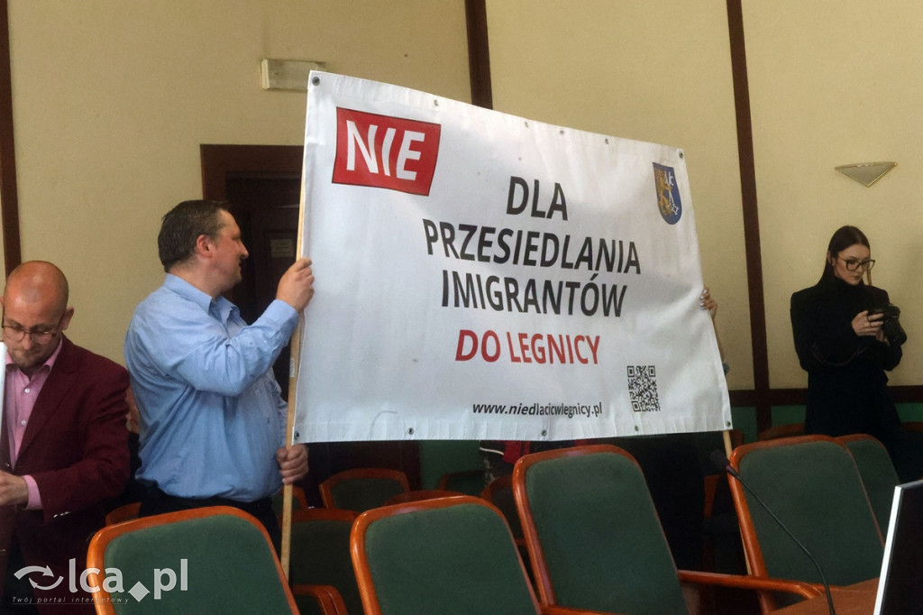 Protest przeciwko Centrum Integracji Cudzoziemców