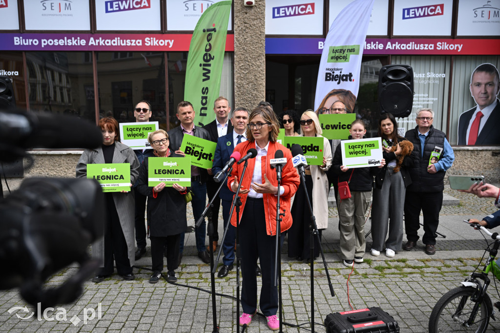 Magdalena Biejat w Legnicy