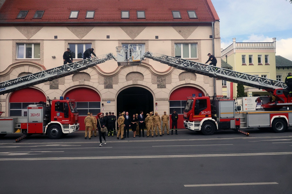 80 lat legnickiej straży pożarnej