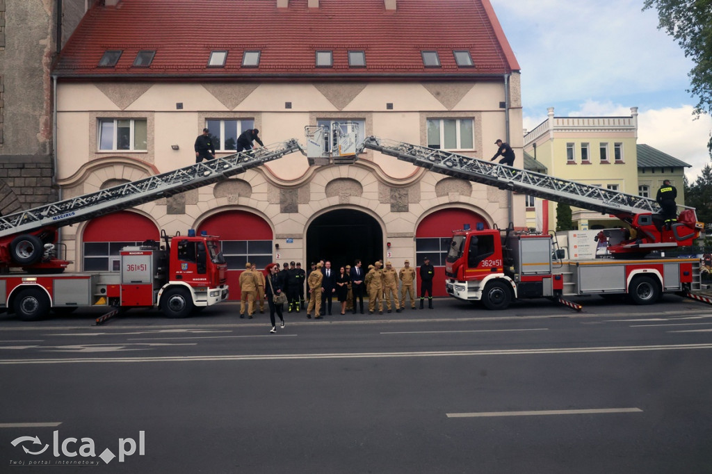 80 lat legnickiej straży pożarnej