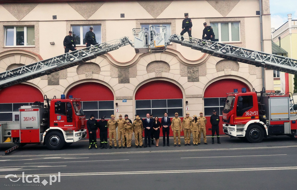 80 lat legnickiej straży pożarnej