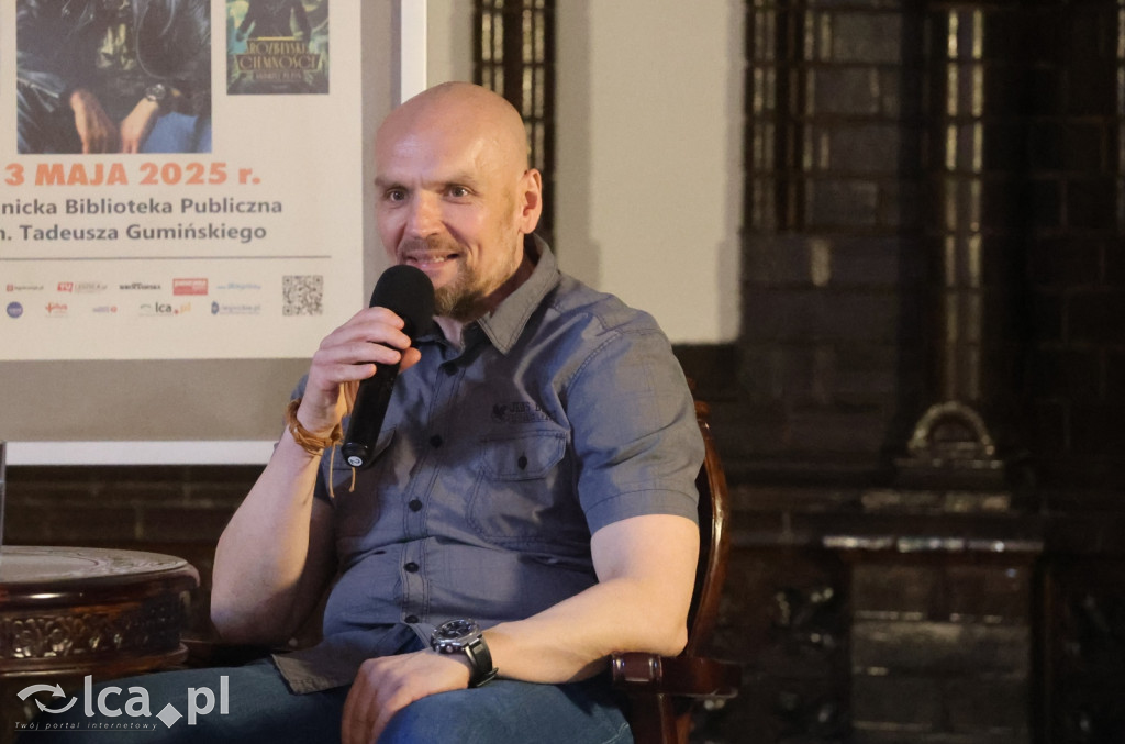 Spotkanie z Andrzejem Pupinem w bibliotece