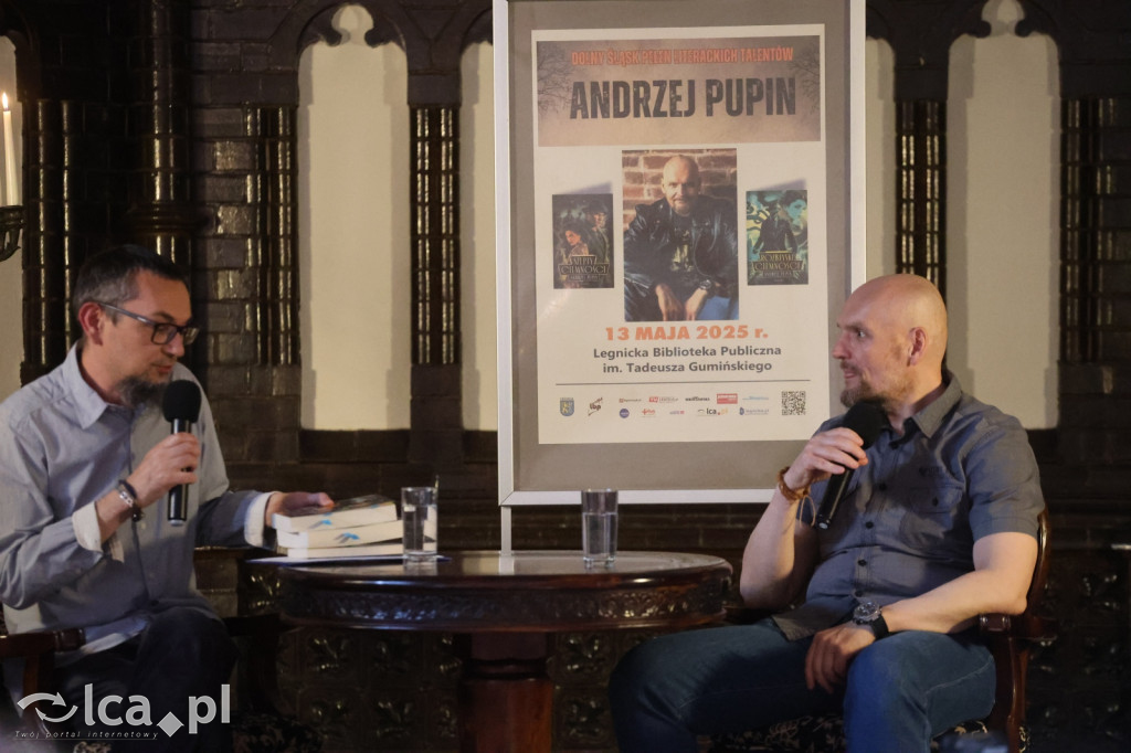 Spotkanie z Andrzejem Pupinem w bibliotece