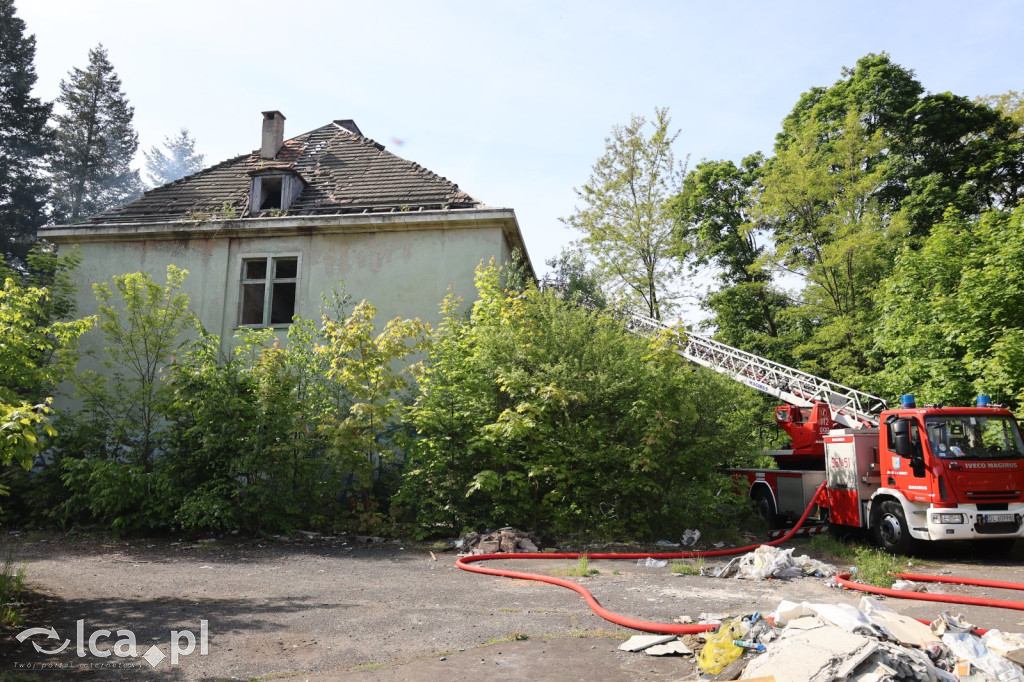 Kolejny pożar dawnego szpitala