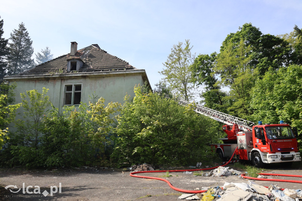 Kolejny pożar dawnego szpitala